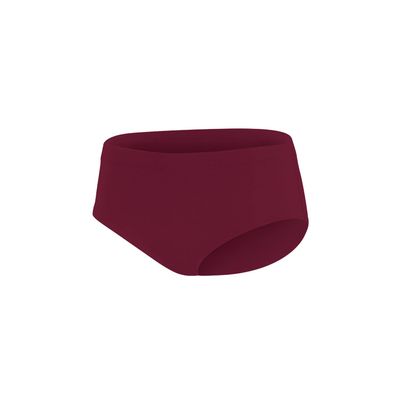 chass Girls Basic Cheerleading Briefs - Comfortable Lightweight Fit (Maroon, YL)