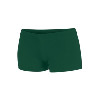chass Women's Boy-Cut Cheerleading Briefs, Soft Mid-Rise Athletic Shorts (AS, Forest Green)