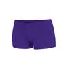 Chass Girls Boy-Cut Cheerleading Briefs, Soft Mid-Rise Athletic Shorts (YXS, Purple) view 1