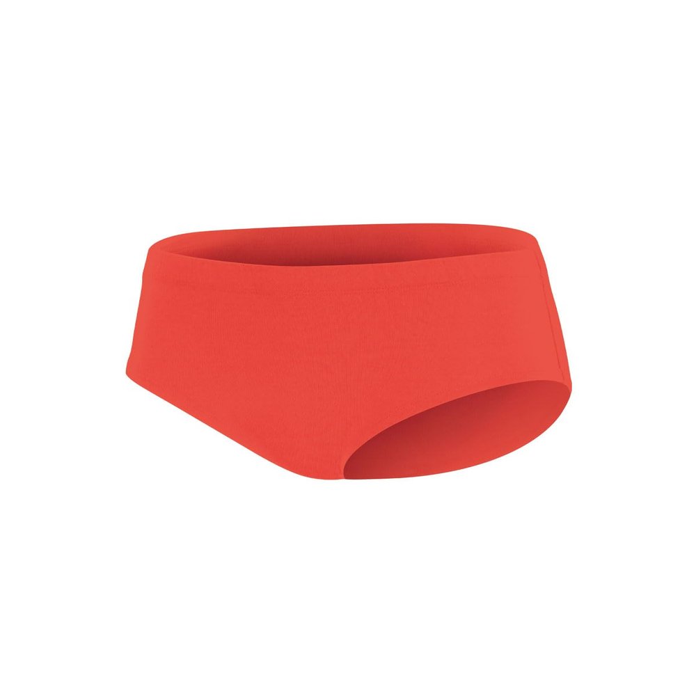 chass Girls Basic Cheerleading Briefs - Comfortable Lightweight Fit (Orange, M)