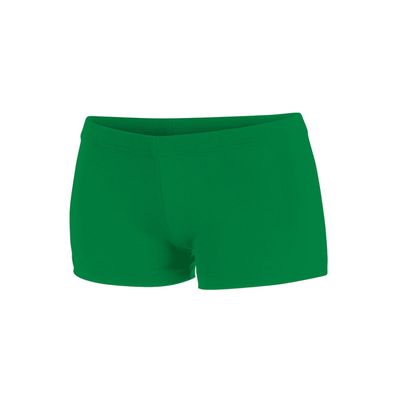 chass Women's Boy-Cut Cheerleading Briefs, Soft Mid-Rise Athletic Shorts (AL, Kelly Green)