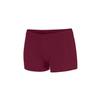 Chass Girls Boy-Cut Cheerleading Briefs, Soft Mid-Rise Athletic Shorts (YL, Maroon) view 1