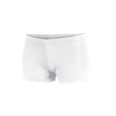 chass Girls Boy-Cut Cheerleading Brief - Adult Sizes (White, S)