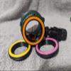 *** Fits Shrewd Optum 35/40, Mini Mag29, and Nomad 35/42 *** Torque Ring Indicator - Peep Centering Ring (Orange, Optum 35mm) view 2