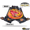 Scale Wear Design Iowa State University ISU Cyclones Football Gloves with Super Stick-Tach Silicone Grip Palms. Men's & Youth Boys Sticky Football Receiver Gloves (Black, Adult-XXL) view 2