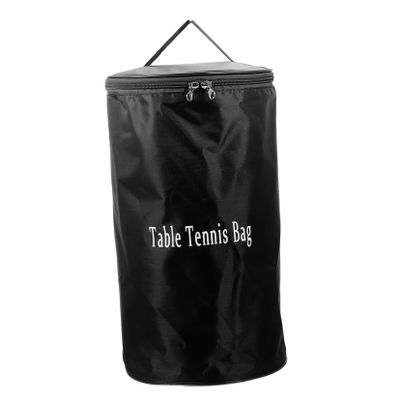 Kisangel Table Tennis Ball Bag Portable Storage Pouch with Zipper and Handle Large Capacity for Training Home Use and Outdoor Ping Pong Ball Holder