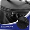 Kisangel Table Tennis Ball Bag Portable Storage Pouch with Zipper and Handle Large Capacity for Training Home Use and Outdoor Ping Pong Ball Holder view 3