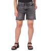 Earnest Sewn Womens Faded Mini Denim Shorts Gray 29 view 1