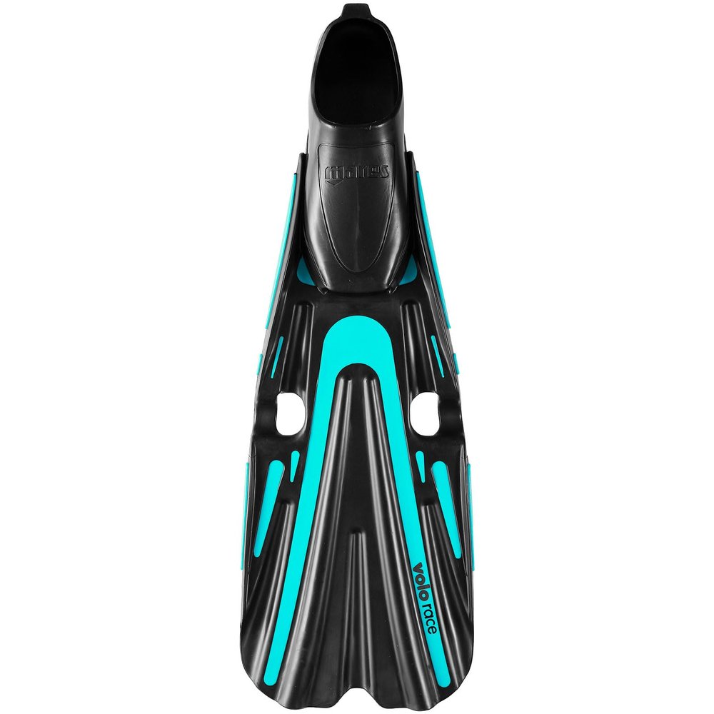 Mares Unisex Adults Volo Race Fins - Durable Versatile Swimming Flippers with Closed Anatomical Foot Pocket for Scuba Diving, Aqua, 42