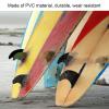 3PCS Surfboard Fin, Paddle Board Fin, Surfboard Fin Replacement PVC Paddle Board Fin Surfboard Accessory for Outdoor(White) view 2