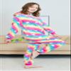 NewPlush Unisex Unicorn Costumes Pyjamas, Adult Women Men Animal Cosplay Onesie Rainbow Love Small view 2