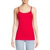 No Boundaries Juniors' Ribbed Cami(Brilliant Red-XS) view 2