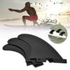 3PCS/Set 2 G5 Paddle Board Fins, Surfboard Fin, Paddle Board Fin, Nylon Plastic Black Professional Surfboard Tail Fin Flexible Surfing Accessory(Black) view 4