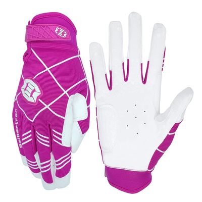 Seibertron B-A-R PRO 2.0 Signature Baseball/Softball Batting Gloves Super Grip Finger Fit for Youth (Pink, XL)