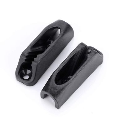 Long-Lasting Plastic Canoes Rope Buckle Deck Line Guide Buckle and Deck Line Rope Buckle, 1 Pair Black Deck Rope Buckle, for Kayaks Canoes Rowing Boats Rope Buckle