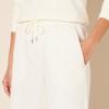 Amazon Essentials Women's Fleece High Rise Bermuda Shorts, Eggshell White, X-Large, Plus Size Available view 3