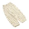 MYGBCPJS Baby Boy Girl 2 Pack Cotton Linen Pants Toddler Floral Graphic Printed Long Bloomers Ankle Length Jogger Trousers view 2