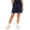 Amazon Essentials Women's Fleece High Rise Bermuda Shorts, Navy, Small, Plus Size Available view 1