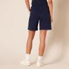 Amazon Essentials Women's Fleece High Rise Bermuda Shorts, Navy, Small, Plus Size Available view 2