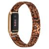 Metal Band for Fitbit Luxe Bands Women Men, Stainless Steel Mesh Loop Adjustable Magnetic Wristband Replacement Strap Compatible with Fitbit Luxe Fitness and Wellness Tracker (Leopard) view 1