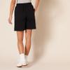 Amazon Essentials Women's Fleece High Rise Bermuda Shorts, Black, X-Large, Plus Size Available view 2