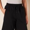 Amazon Essentials Women's Fleece High Rise Bermuda Shorts, Black, X-Large, Plus Size Available view 3