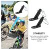 Toddmomy 2pcs Bicycle Traction Head Bike Trailer Hitch Adapter Shark Mouth Decals Bike Accessory Bike Trailer Parts Bikes Infant Bike Trailer Stroller Iron Baby Bike Rack view 3