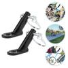 Toddmomy 2pcs Bicycle Traction Head Bike Trailer Hitch Adapter Shark Mouth Decals Bike Accessory Bike Trailer Parts Bikes Infant Bike Trailer Stroller Iron Baby Bike Rack view 4