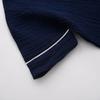 ACESTAR Toddler Girls Boys Button Down Pajamas Set Summer Short Sleeve 2 Pcs Pjs Set Kids Cotton Sleepwear for Daily, Navy Blue, Size 6T view 3
