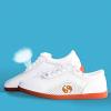 DAFLIN Taekwondo Shoes Boxing Kung Fu Taichi Trainning Shoes Non-Slip Martial Arts Shoes for Men Women (Color : White, Size : 6.5 US) view 2