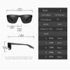 helena Polarized Sunglasses for Men,UV400 Protection Sun Glasses,Ideal for Driving Cycling and Running (black) view 3