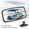 Bruce & Shark Marine Boat Rear View Mirror Mount Bracket Fit for Ski Pontoon Boats Accessories view 4