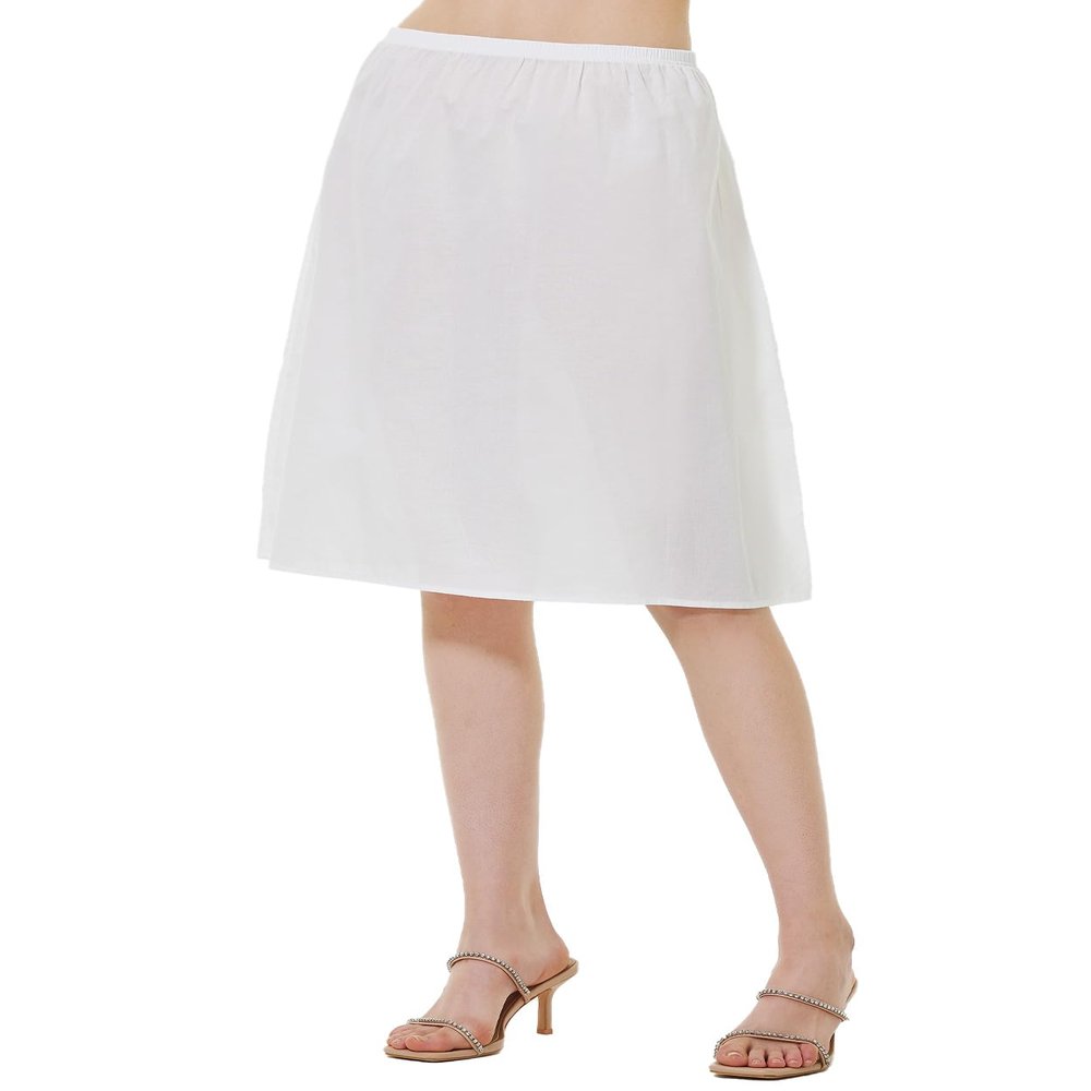 BEAUTELICATE Womens Half Slip 100% Cotton Vintage Underskirt