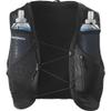 Salomon Unisex Active Skin 8, Hydration & Storage Vest with 500ml Flasks Included - Black / Metal - M view 1