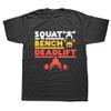 XehuroT-Shirt Funning Powerlifting Squat Bench Deadlift Weightlifting T Shirt Summer Workout Training Fitness (Black,M) view 1