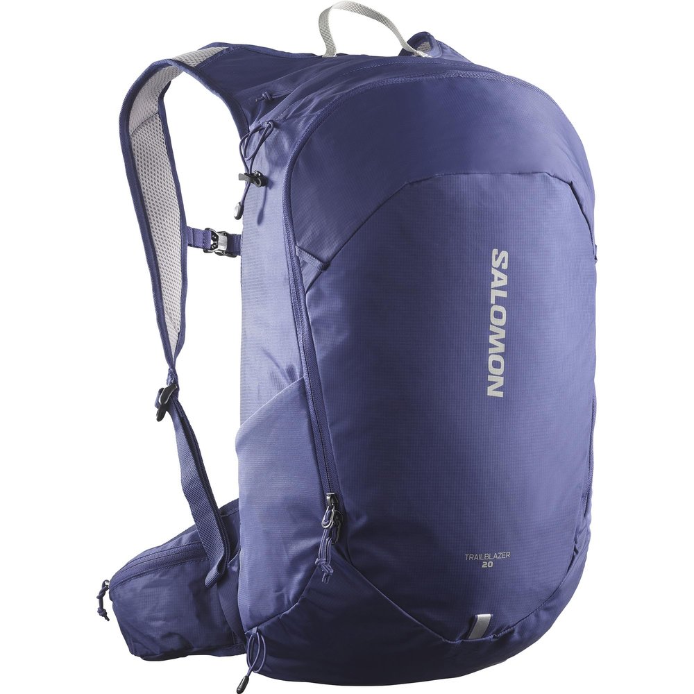 Salomon Unisex Trailblazer 20, Hiking & Trekking Backpack, 20-Liter - Mazarine Blue/Ghost Gray