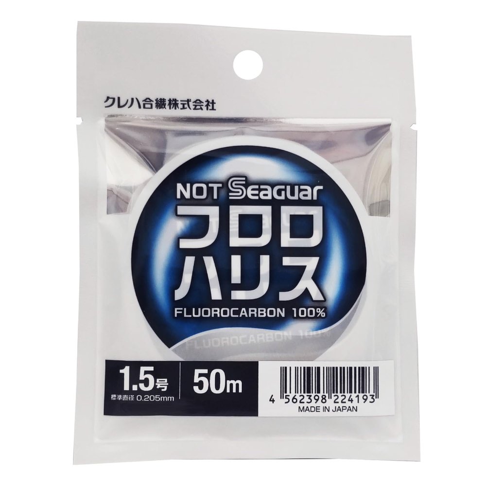NOT SEAGUAR Fluoro Harris 16.6 ft (50 m) No. 1.5