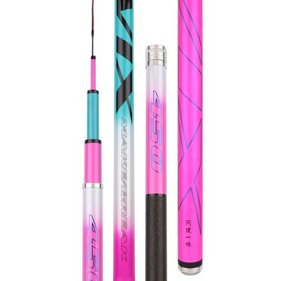 ZFF Telescopic Fishing Rod Carbon Super Hard Ultralight Long Section for Big Fish 19 Tone 3.6m 3.9m 4.5m 4.8m 5.4m 5.7m 6.3m 7.2m Rivers Lakes Reservoirs Streams (Size : 3.9m)