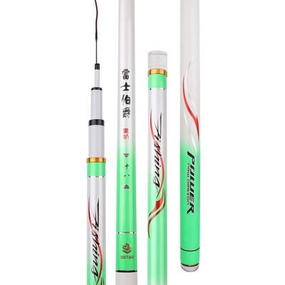 ZFF Telescopic Fishing Rod Carbon Super Hard Ultralight for Big Fish 3.6m 3.9m 4.5m 4.8m 5.4m 5.7m 6.3m 7.2m 8.1m Rivers Lakes Reservoirs Streams (Size : 5.7m)