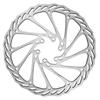BUCKLOS 140mm 160mm 180mm 203mm MTB Disc Brake Rotor with 6 Bolts, Bicycle Brakes Stainless Steel Rotors M5 Screws, Opposite Hole Distance 44mm, fit Mountain Road Bikes MTB BMX view 1