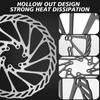 BUCKLOS 140mm 160mm 180mm 203mm MTB Disc Brake Rotor with 6 Bolts, Bicycle Brakes Stainless Steel Rotors M5 Screws, Opposite Hole Distance 44mm, fit Mountain Road Bikes MTB BMX view 2