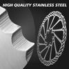 BUCKLOS 140mm 160mm 180mm 203mm MTB Disc Brake Rotor with 6 Bolts, Bicycle Brakes Stainless Steel Rotors M5 Screws, Opposite Hole Distance 44mm, fit Mountain Road Bikes MTB BMX view 3