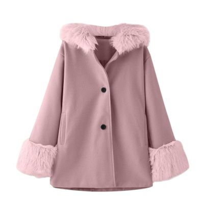 Ikevan 1 to 7 Years Toddler Kids Girls Winter Windproof Coat Jacket Kids Warm Fleece Hooded Outerwear (2-Pink#ty, 3-4 Years)
