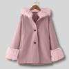Ikevan 1 to 7 Years Toddler Kids Girls Winter Windproof Coat Jacket Kids Warm Fleece Hooded Outerwear (2-Pink#ty, 3-4 Years) view 2