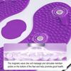 Ab Twist Waist Disc Board,Waist Twister for Women Belly Fat with Handles,Waist Slimming Balance Rotating Disc with Massage Foot Sole for Slimming Waist Arms Hips and Thighs (Purple) view 4
