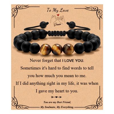Bracelets for Men to My Love Bracelet Healing Stones Anxiety Bracelet