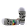 PWHAOO 1 Pair Autism Awareness Socks I Love You Just The Way You Are Socks Autism Support Socks Autism Themed Gift (THE WAY YOU ARE Socks) view 4