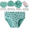 Sladatona Kids Girls Soft Cotton Underwear Toddler Comfort Panties 10-12years Light Green view 2