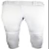 Epic Girl's Tournament Low-Rise, Belt Loop, Braid Softball Pants (W/Piping) White/Blue XL view 2