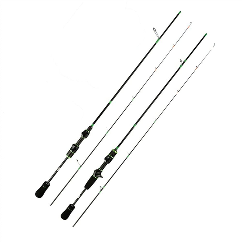Fishing Pole/Fishing Rod Ultra Light Fishing Rod 1.5m-1.8m Carbon Fiber Spinning/Casting Rods Solid Tips 2-6LB Line Weight Lure 2-8g Freshwater Rod Telescopic Fishing Rod Pole (Color : Spinning, Siz